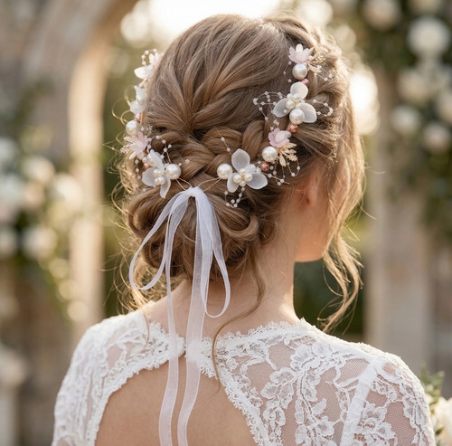 Braut haarschmuck perlen - haarschmuck,
