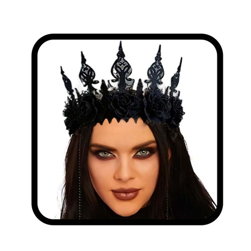 Gothic blume kopfschmuck - gothic,
