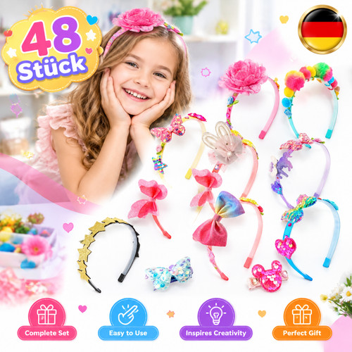 48tlg stirnband bastelset - stirnband,