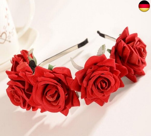 Rot haarreif rose kopfband - rot,