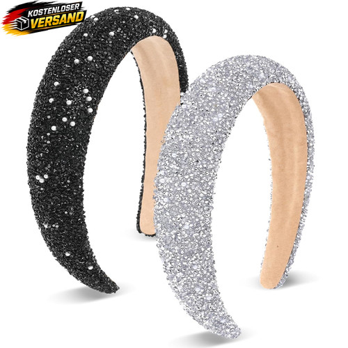 Strass haarreif set damen - strass,