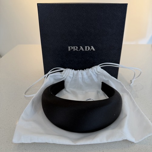 Prada haarband nylon schwarz - nylon,