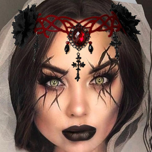 Gothic blume stirnband - gothic,