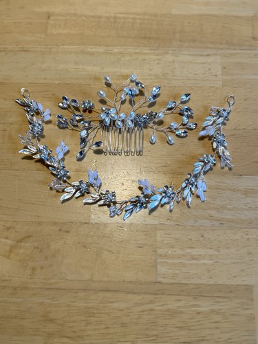 Braut haarschmuck set - braut,
